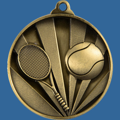 1076-12G Sunrise Series Tennis Gold Medal