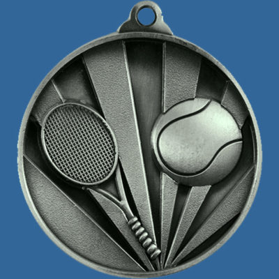 1076-12S Sunrise Series Tennis Silver Medal