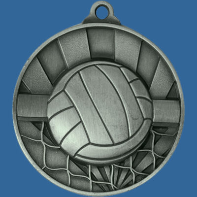 1076-13S Sunrise Series Volleyball Silver Medal