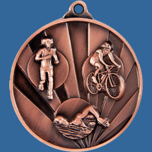 1076-15BR Sunrise Series Triathlon Bronze Medal