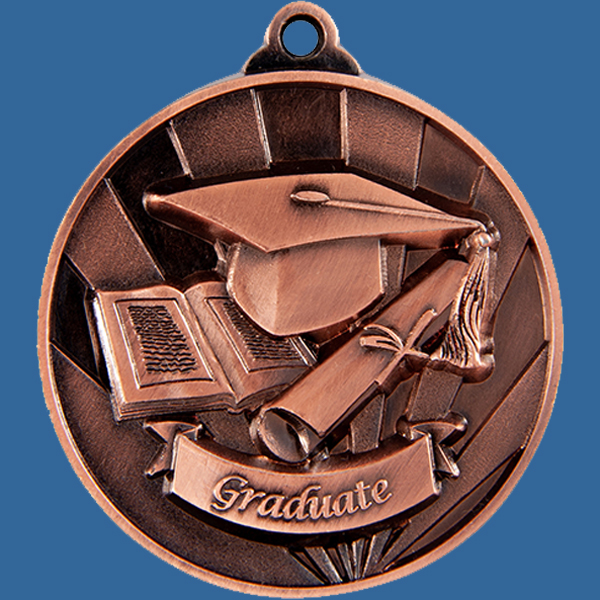 1076-52BRe Sunrise Series Graduate Medal Antique Bronze