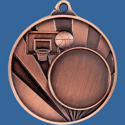 1076C-7BR Sunrise Series Basketball Bronze Medal