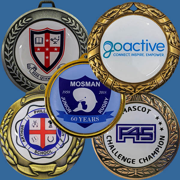 Custom Insert Large Medals