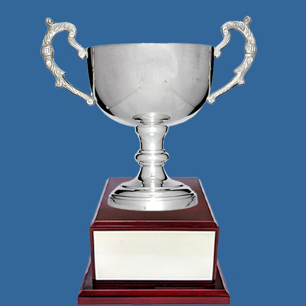Prestige Silver Plated Cup on Timber Base
