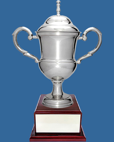 Prestige Silver Plated Cup on Timber Base