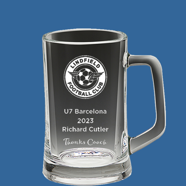 GV130t Glass Tankard 400ml REDO