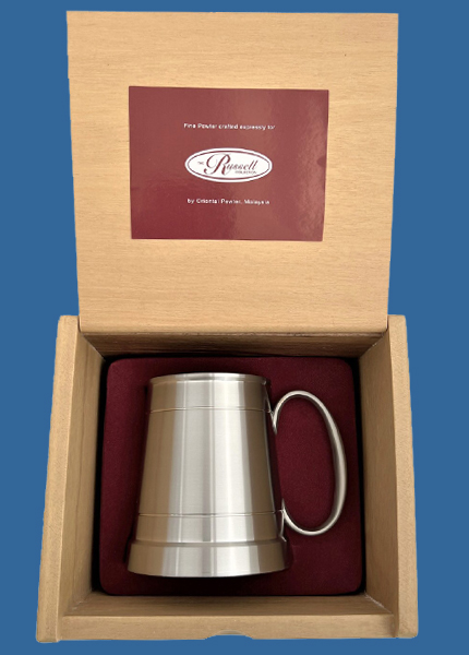 PT_C20Bw Charles Tankard Pewter Finish Boxed