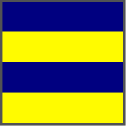 Balmain Rugby 1884 Royal Blue and Yellow colours Horizontal Bars