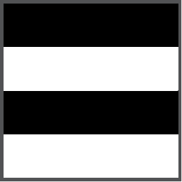 Wests Rugby Club Colours Bar White and Black Horizontal