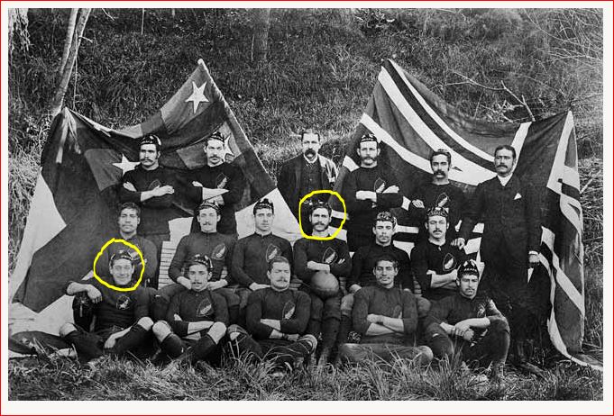 Photo of the First New Zealand Natives to tour Australia in 1888