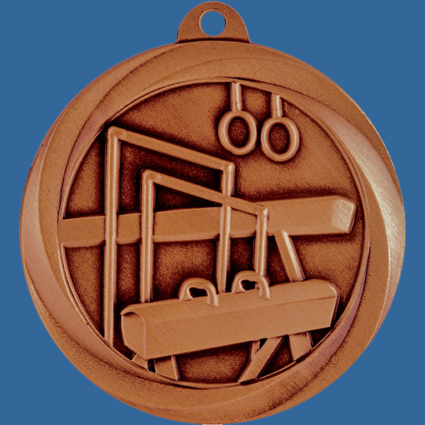 Gymnastics Medal Bronze Econo Series ME914Bt