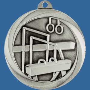 Gymnastics Medal Silver Econo Series ME914St