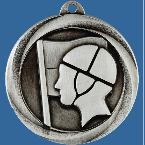 Lifesaving Medal Silver Econo Series ME958St