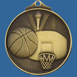 MD907Gt Basketball Medal