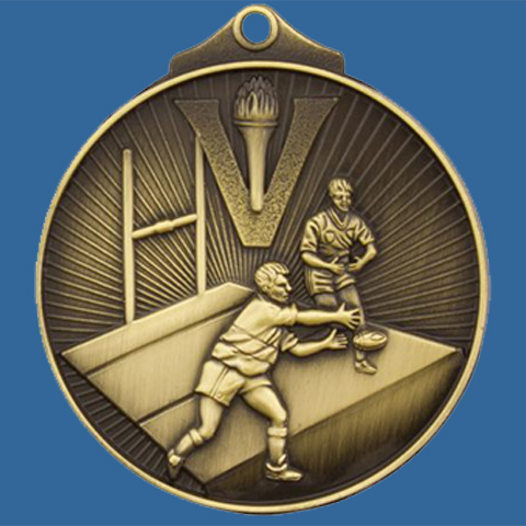 MD913Gt Rugby Medal