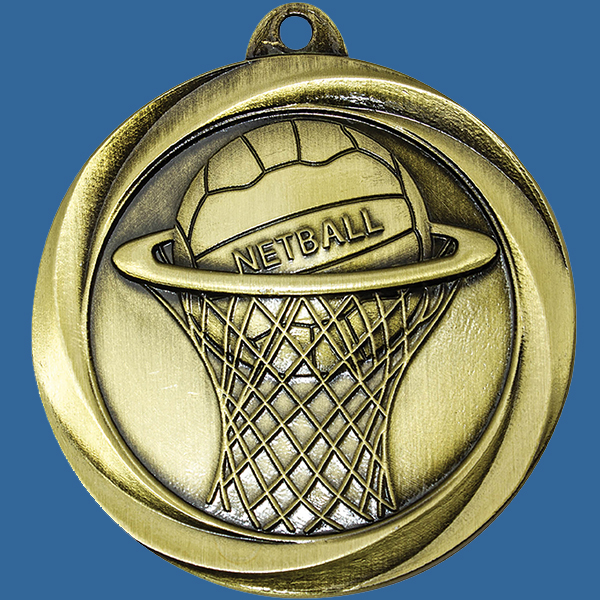 Netball Medal Gold Econo Series ME911Gt