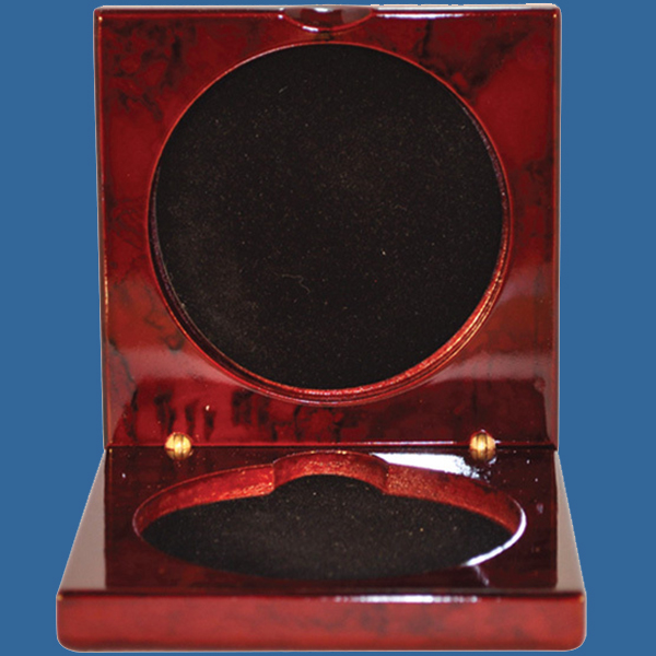 1404-2CHe Cherry Classic Medal Case - Fits 70mm Medals