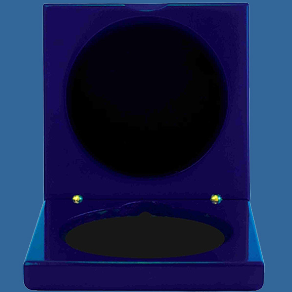 1404-2RBe Royal Blue Classic Medal Case Fits 70mm Medals
