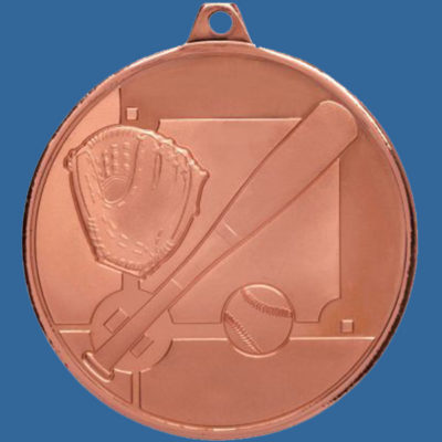 Baseball Medal Bronze Glacier Frosted Series MZ903Bt