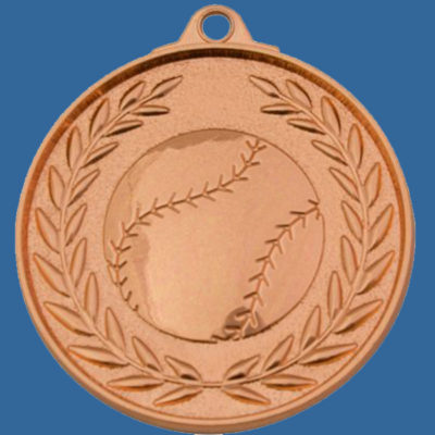 Baseball Medal Bronze Wreath Series MX903Bt