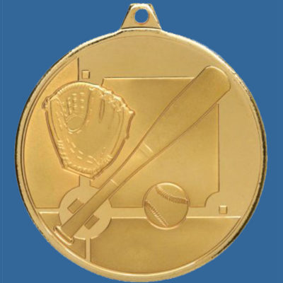 Baseball Medal Gold Glacier Frosted Series MZ903Gt