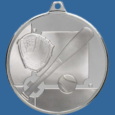 Baseball Medal Silver Glacier Frosted Series MZ903St