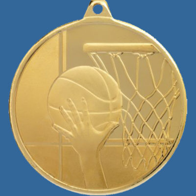 Basketball Medal Gold Glacier Frosted Series MZ907Gt