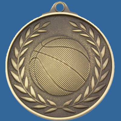 Basketball Medal Gold Wreath Series MX807Gt