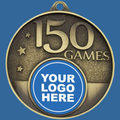 MC150Gt Finesse Series 150 Games Medal Antique Gold with 25mm Custom Insert