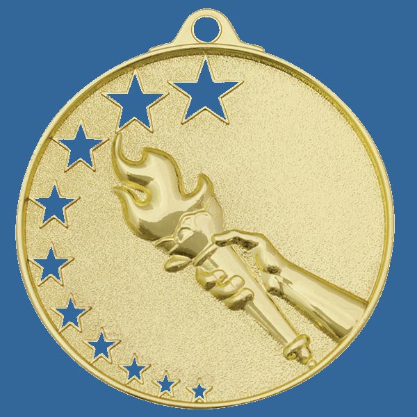 MH900Gt Bright Star Series Victory Medal Antique Gold