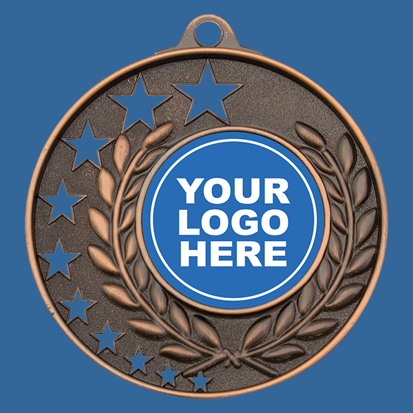 MH950Bt Bright Star Series Bright Bronze Medal 52mm with Custom Insert