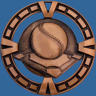MY903Bt Varsity Series Baseball Softball Medal Antique Bronze