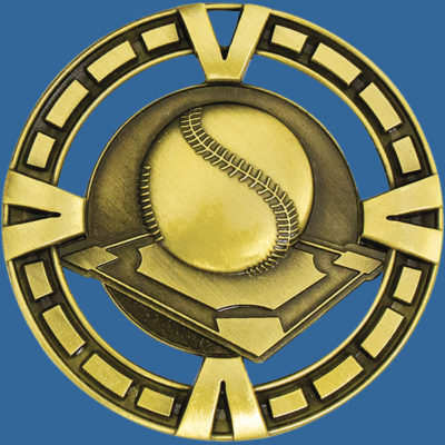 MY903Gt Varsity Series Baseball Softball Medal Antique Gold