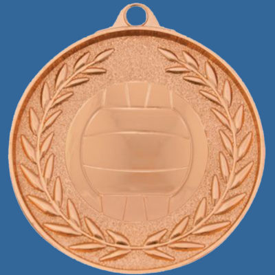 Netball Medal Bronze Wreath Series MX911Bt