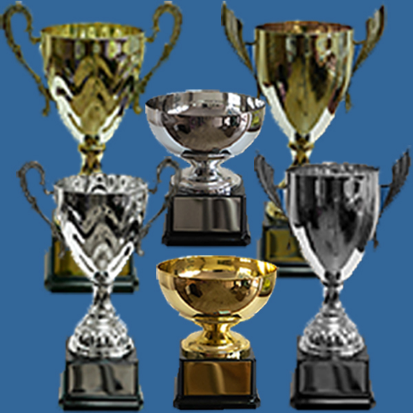 Pressed Metal Trophy Cups