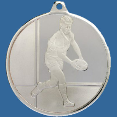Rugby Medal Silver Glacier Frosted Series MZ913St