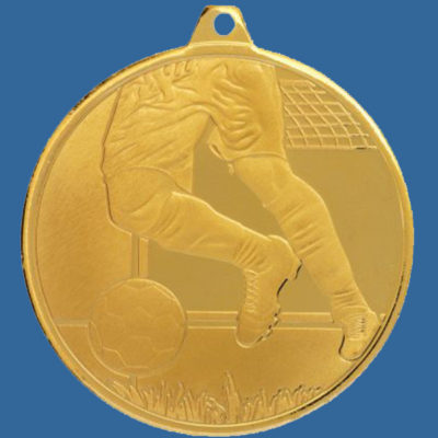 Soccer Football Medal Gold Glacier Frosted Series MZ904Gt