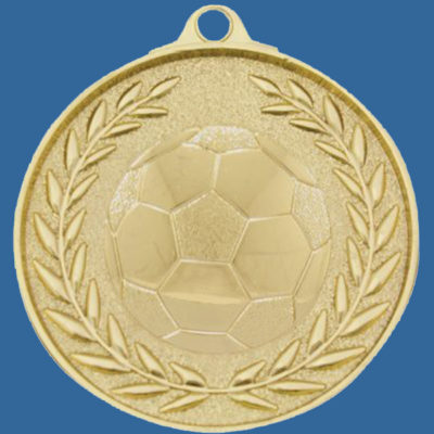 Soccer Football Medal Gold Wreath Series MX904Gt