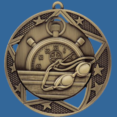 Swimming Medal Gold Galaxy Series MQ902Gt