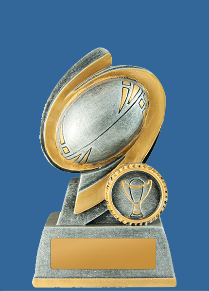 1002-6e Resin Rugby Trophy