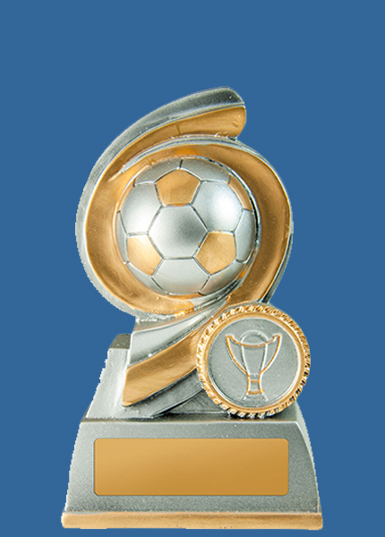 1002-9 Resin Football (Soccer) Trophy
