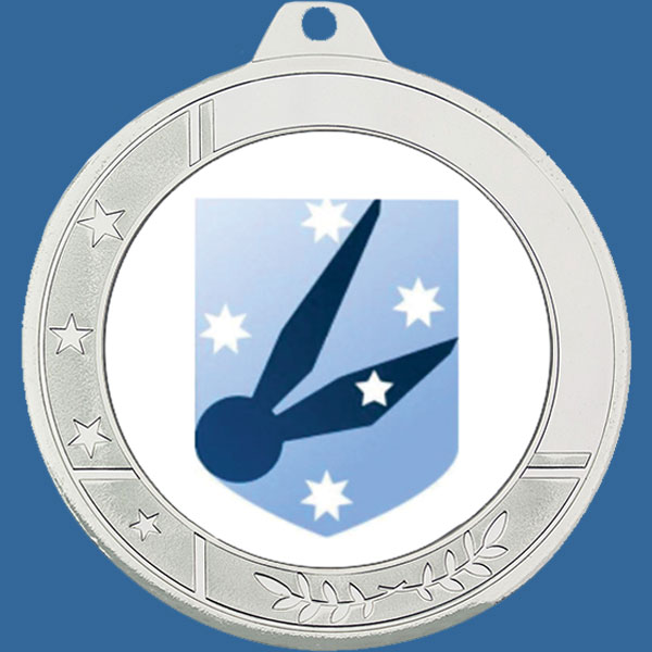 MZ970St-Glacier-Frosted-Medal-Silver-50mm-Insert