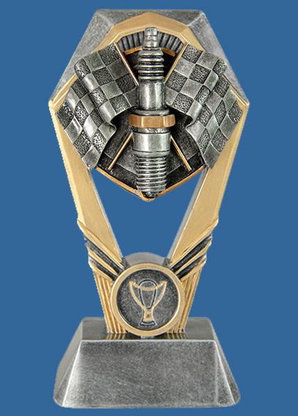 18_+RI23Ae Hex Tower Series Flags Resin Trophy