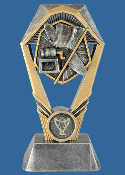 18_+RI4Ge Hex Tower Series Lifesaving Resin Trophy