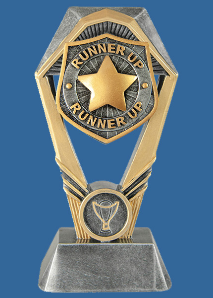 18_+RI91De Hex Tower Series Runner Up Resin Trophy