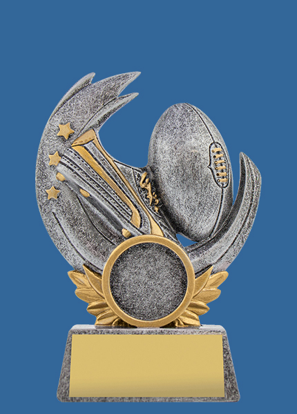 A2188_t Lunar Series Aussie Rules Resin Trophy