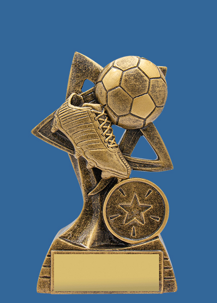 A2304_t Spinifex Series Soccer Resin Trophy