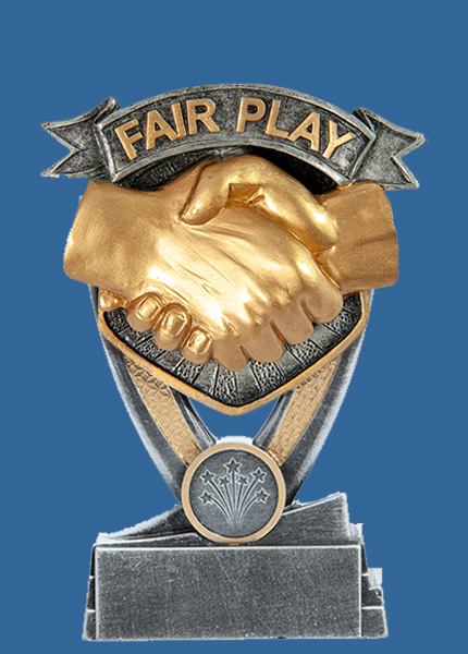 23_+RI38Ge Hero Tower Series Fair Play Resin Trophy