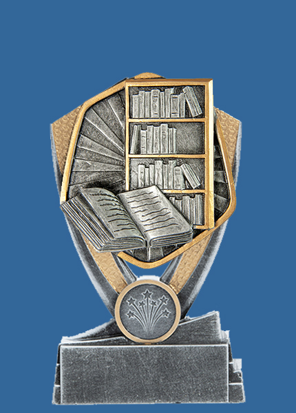 23_+RI49Ge Hero Tower Series Reading Resin Trophy