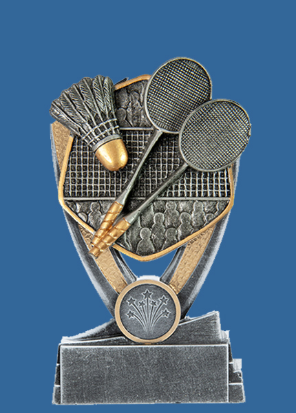23_+RI57Ge Hero Tower Series Badminton Resin Trophy